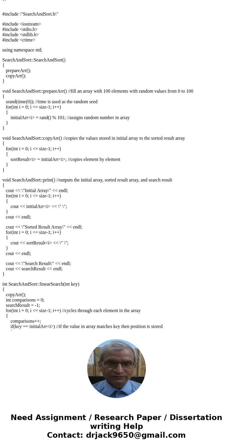 C++ Searching & Sorting (Answer each question seperately) 5. Sort the following list using the selection sort algorithm. Show the list after each iteration 