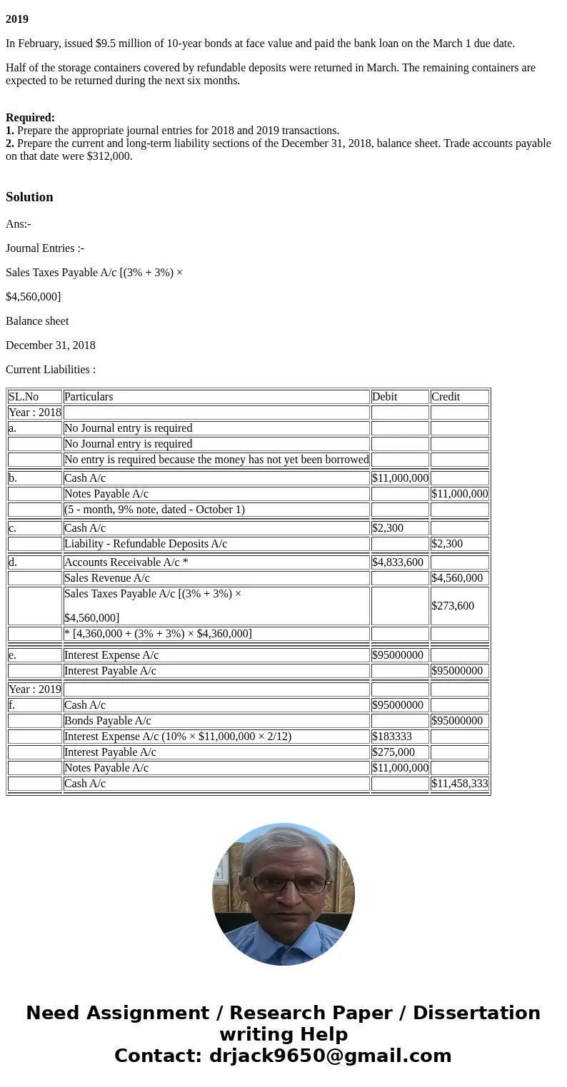 Camden Biotechnology began operations in September 2018. The following selected transactions relate to liabilities of the company for September 2018 through Mar Camden Biotechnology began operations in September 2018. The following selected transactions relate to liabilities of the company for September 2018 through Mar