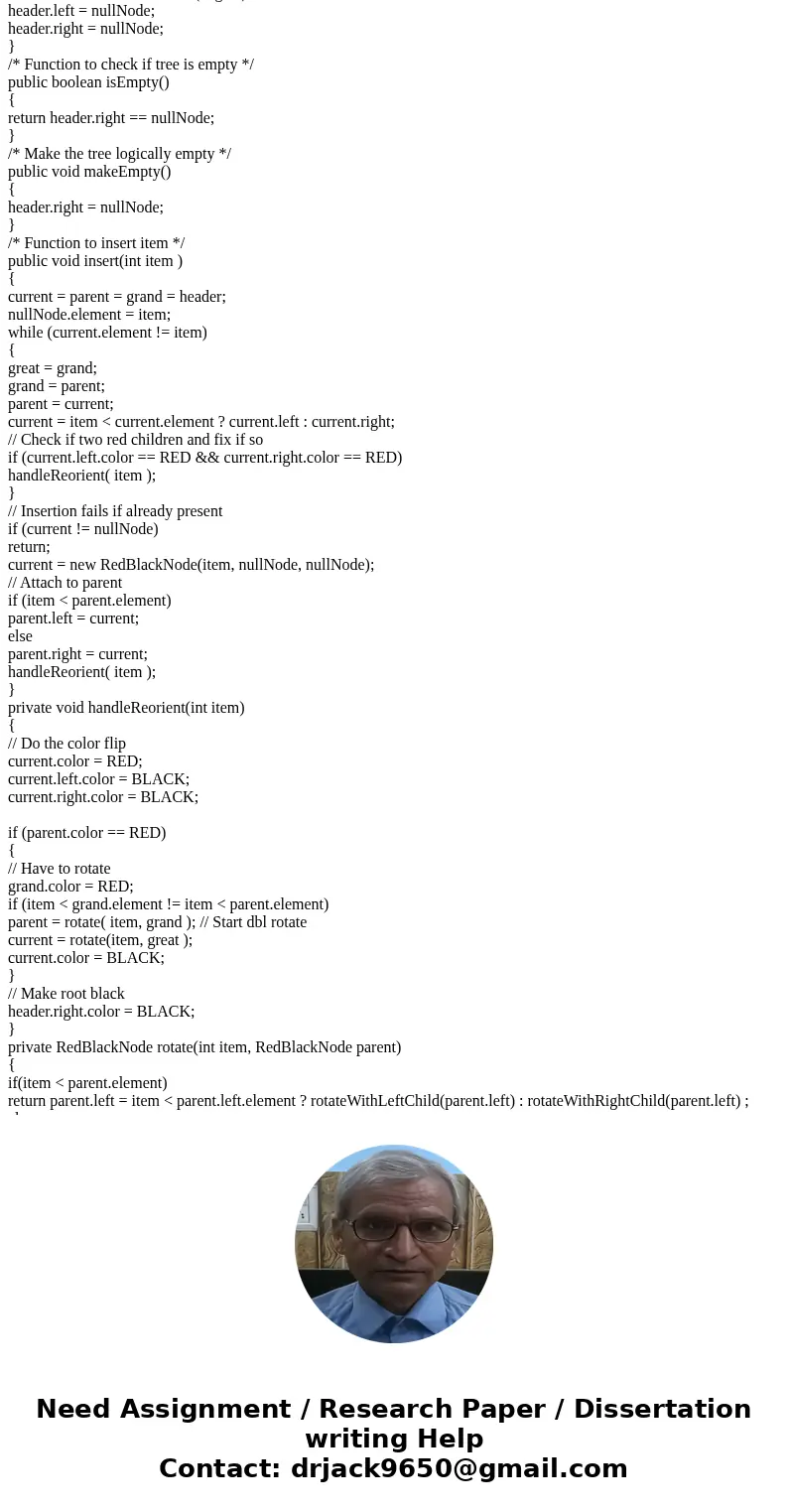 Count Red Nodes. Write a program that computes the percentage of red nodes in a given red-black BST. Test your program by running at least 100 trials of the exp Count Red Nodes. Write a program that computes the percentage of red nodes in a given red-black BST. Test your program by running at least 100 trials of the exp