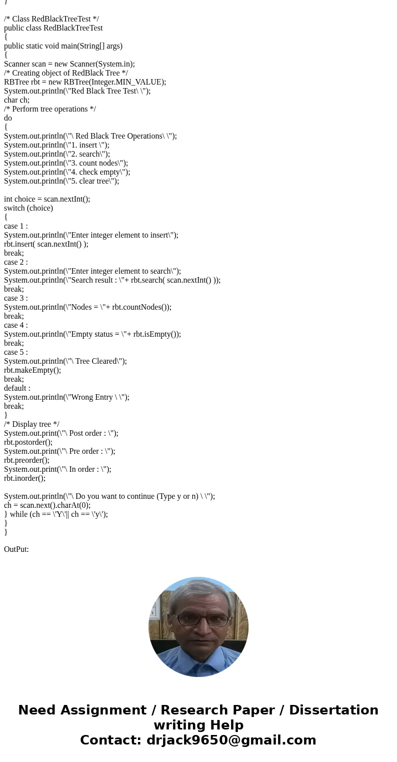 Count Red Nodes. Write a program that computes the percentage of red nodes in a given red-black BST. Test your program by running at least 100 trials of the exp Count Red Nodes. Write a program that computes the percentage of red nodes in a given red-black BST. Test your program by running at least 100 trials of the exp