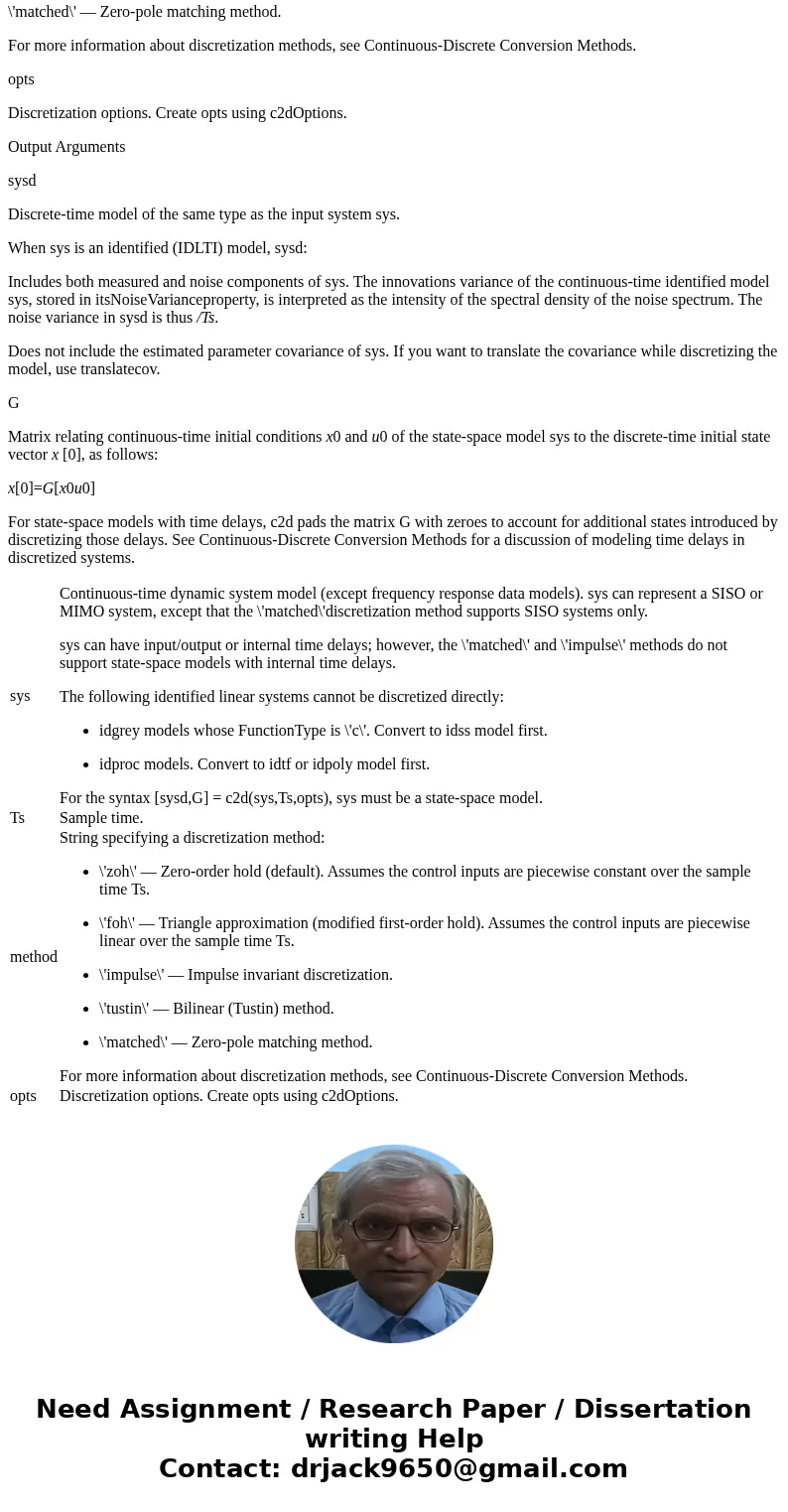 Deriving Discrete Equivalent Control Algorithms Deriving Discrete Equivalent Control Algorithms Derive a causal algorithm that can be implemented in a processor Deriving Discrete Equivalent Control Algorithms Deriving Discrete Equivalent Control Algorithms Derive a causal algorithm that can be implemented in a processor