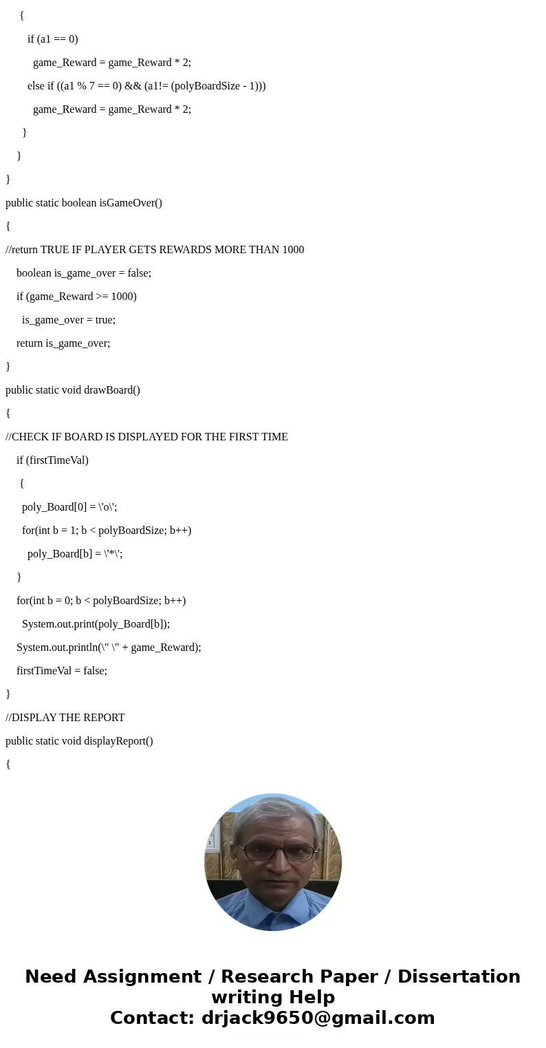 For this assignment, your job is to create a simple game called Opoly. The objectives of this assignment are to: Break down a problem into smaller, easier probl