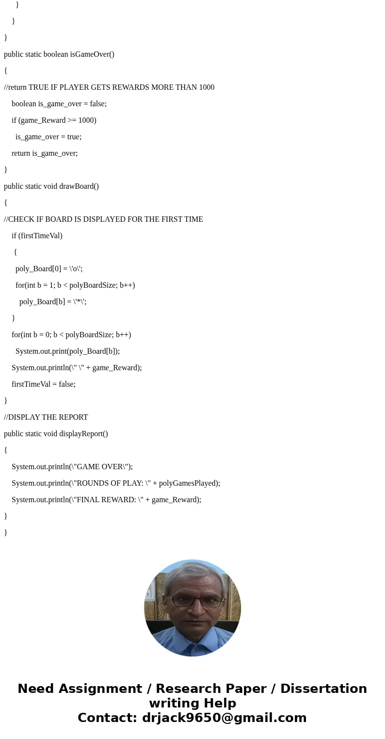 For this assignment, your job is to create a simple game called Opoly. The objectives of this assignment are to: Break down a problem into smaller, easier probl