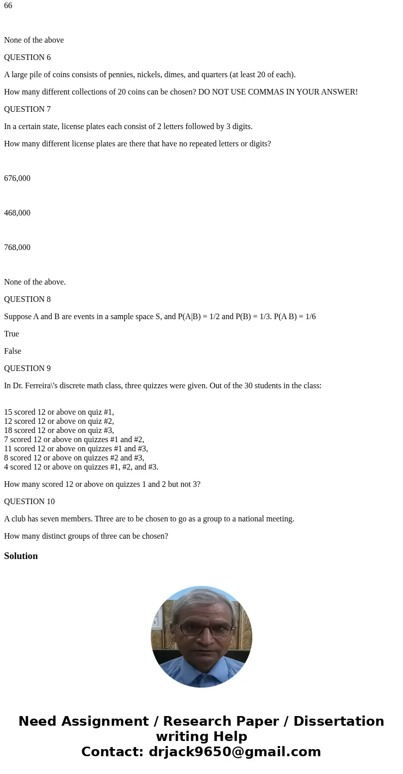 Good day, Evenning or morning, can someone please give me a hand with this assignment. QUESTION 1 - Suppose there are three routes from Byrne Hall to McGaw Hall Good day, Evenning or morning, can someone please give me a hand with this assignment. QUESTION 1 - Suppose there are three routes from Byrne Hall to McGaw Hall