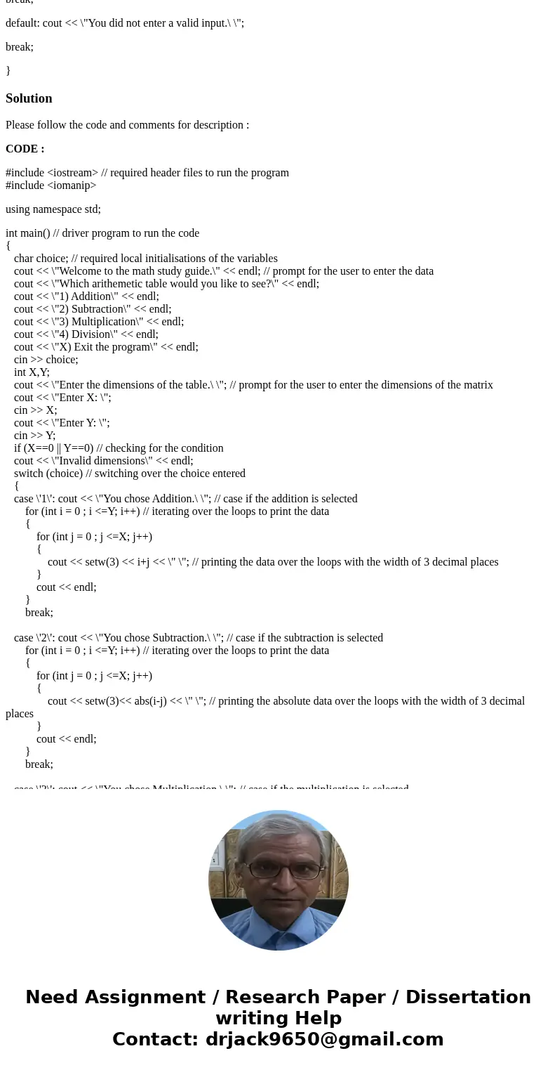 How do i make it so that in the multiplication and division table, the first row and column give the dimensions of the table. For a 4x2 table, it should be some How do i make it so that in the multiplication and division table, the first row and column give the dimensions of the table. For a 4x2 table, it should be some
