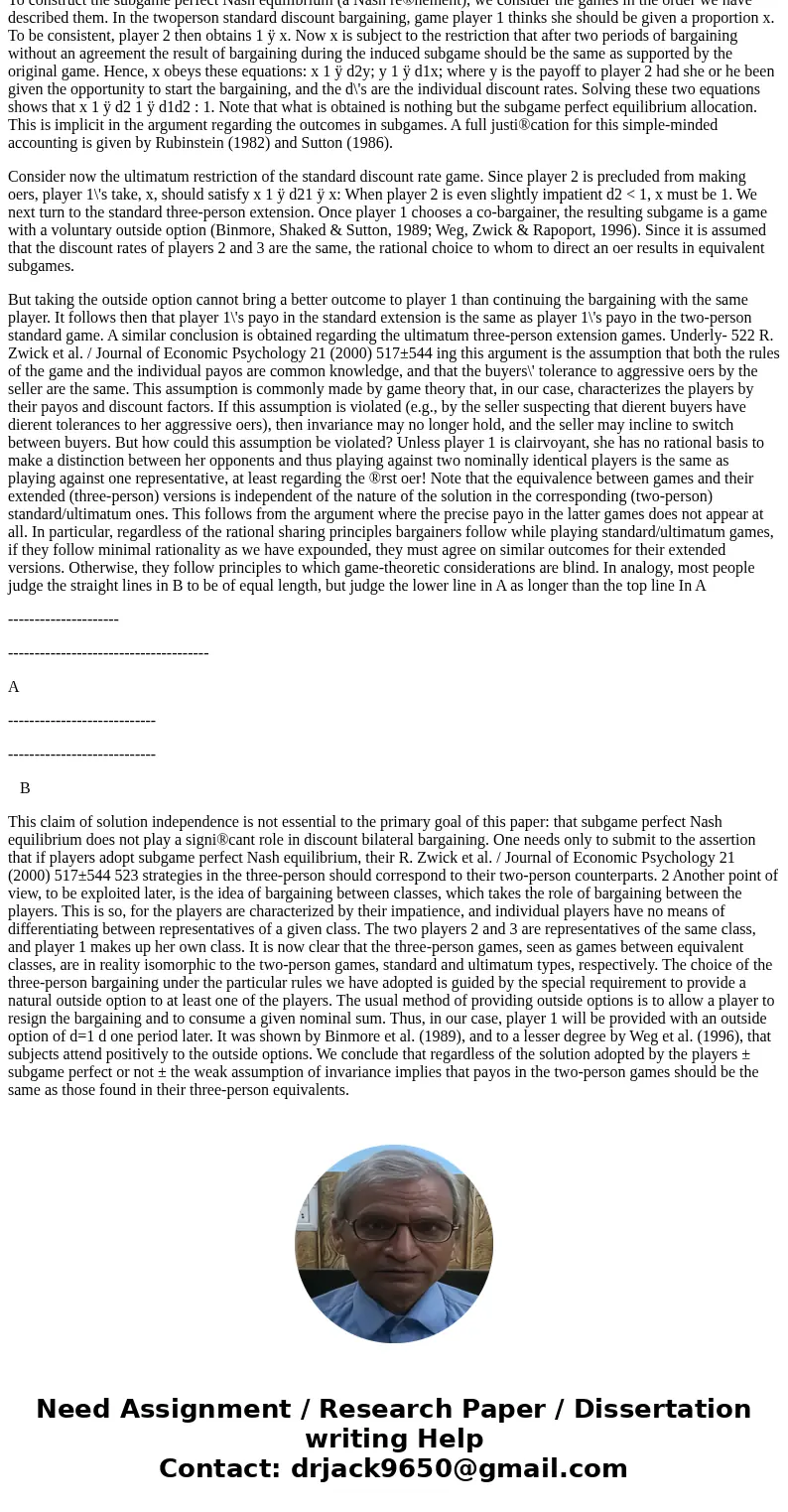 how many different nash equilibrium payoff vectors exist in an ultimatum-offer bargaining game, given player 1\'s strategy space is {0,1,2,3,4,5,6,7,8,9,10} and how many different nash equilibrium payoff vectors exist in an ultimatum-offer bargaining game, given player 1\'s strategy space is {0,1,2,3,4,5,6,7,8,9,10} and