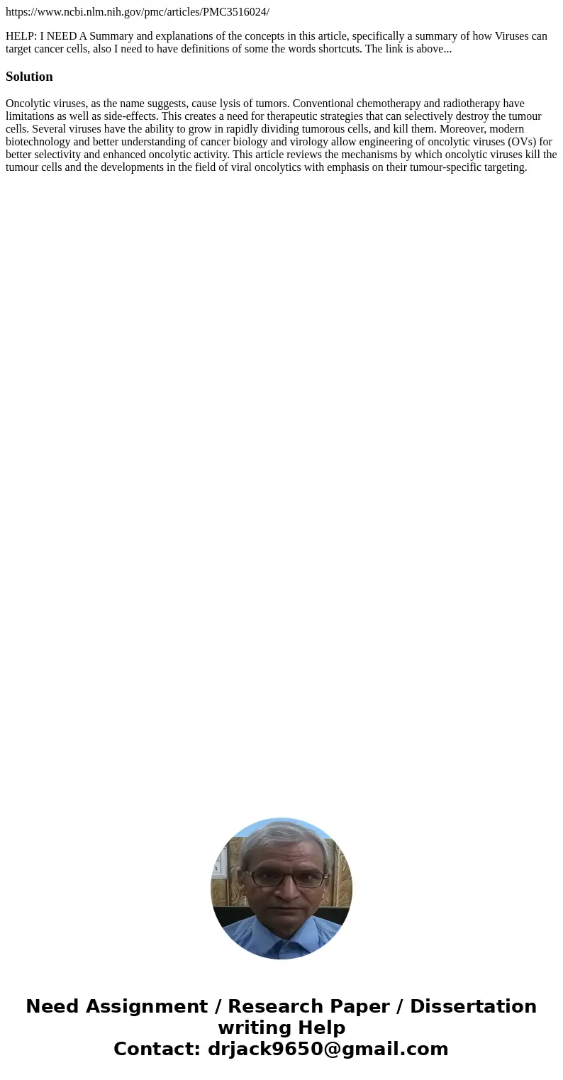 https://www.ncbi.nlm.nih.gov/pmc/articles/PMC3516024/ HELP: I NEED A Summary and explanations of the concepts in this article, specifically a summary of how Vi  https://www.ncbi.nlm.nih.gov/pmc/articles/PMC3516024/ HELP: I NEED A Summary and explanations of the concepts in this article, specifically a summary of how Vi