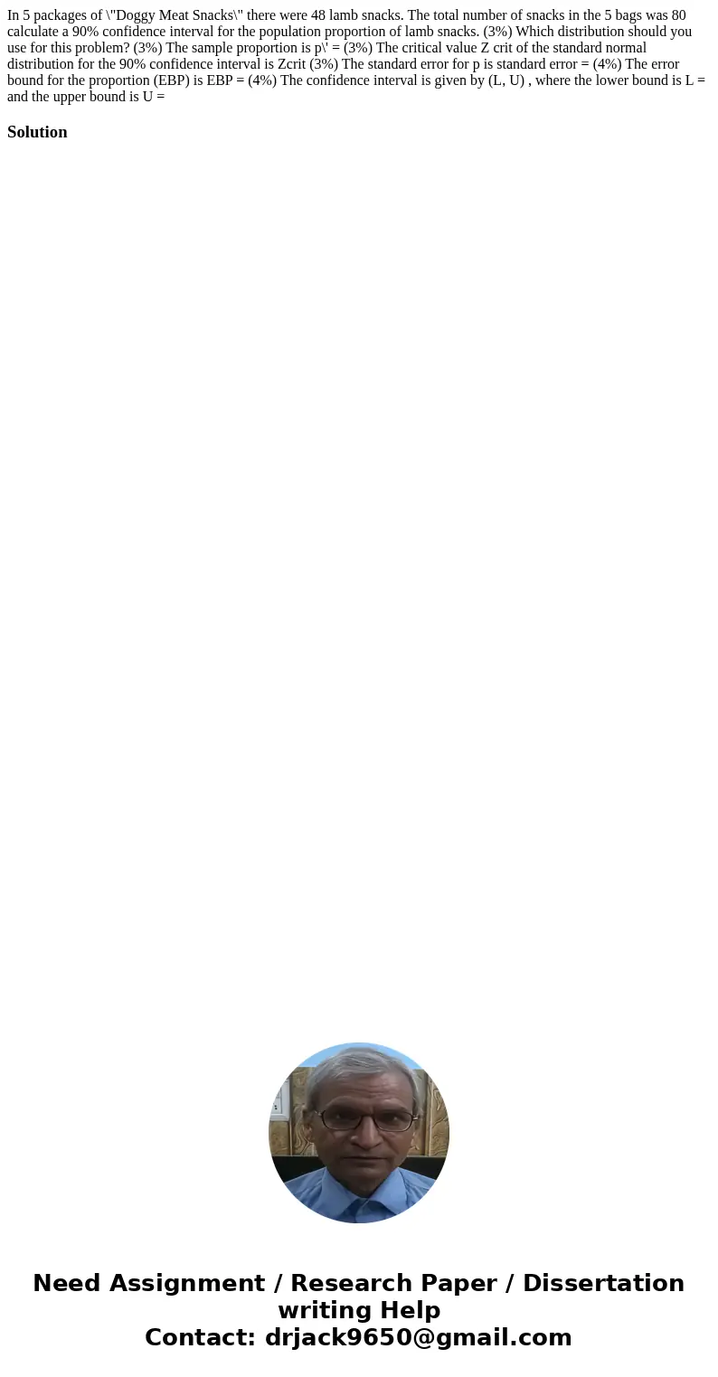 In 5 packages of \  In 5 packages of \