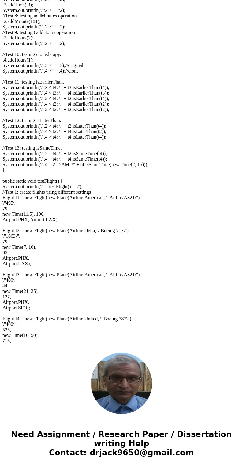 In this assignment you will practice creating classes and enumerations in the context of a larger system. Overall, we are building pieces of an airline flight b In this assignment you will practice creating classes and enumerations in the context of a larger system. Overall, we are building pieces of an airline flight b
