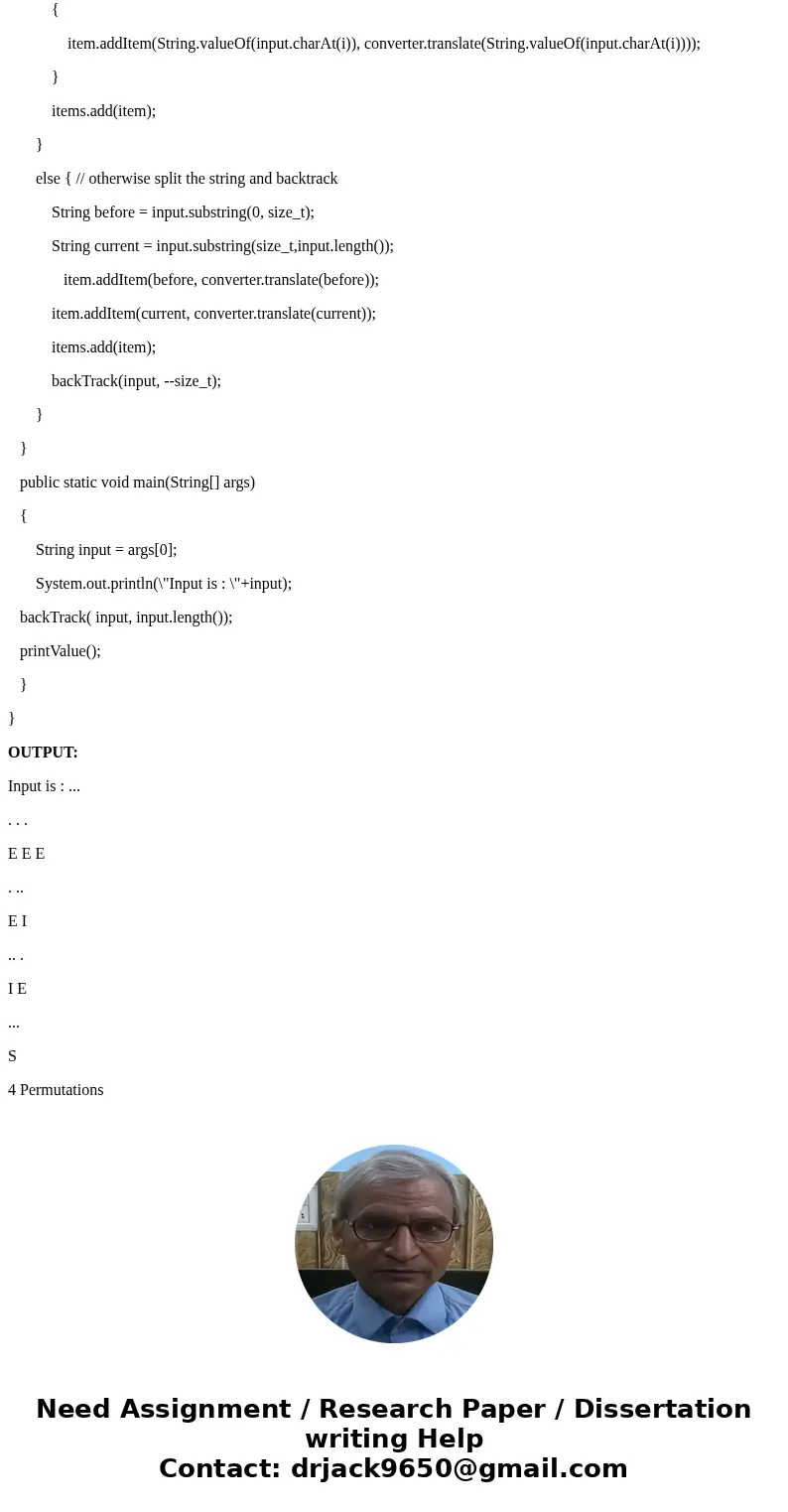 Need a java program that can do what this ask. Use whatever you need. Our Morse Code writer is on the fritz! It isn’t putting spaces between each letter making  Need a java program that can do what this ask. Use whatever you need. Our Morse Code writer is on the fritz! It isn’t putting spaces between each letter making