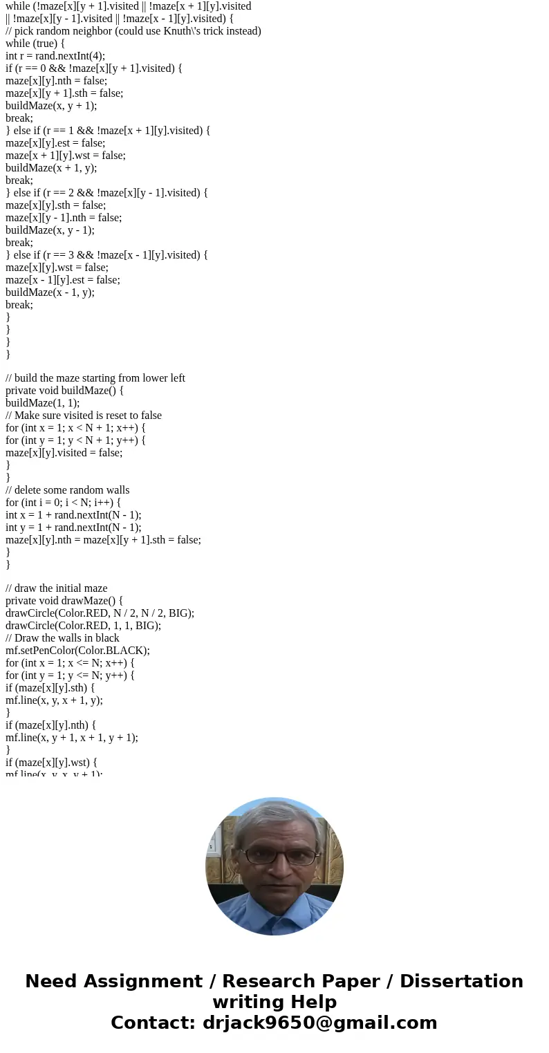 need help with code I wrote. This code is a maze gui, and i need help with the method shorterstpath(); here is my code: ******mazeApp******* package mazepackage need help with code I wrote. This code is a maze gui, and i need help with the method shorterstpath(); here is my code: ******mazeApp******* package mazepackage