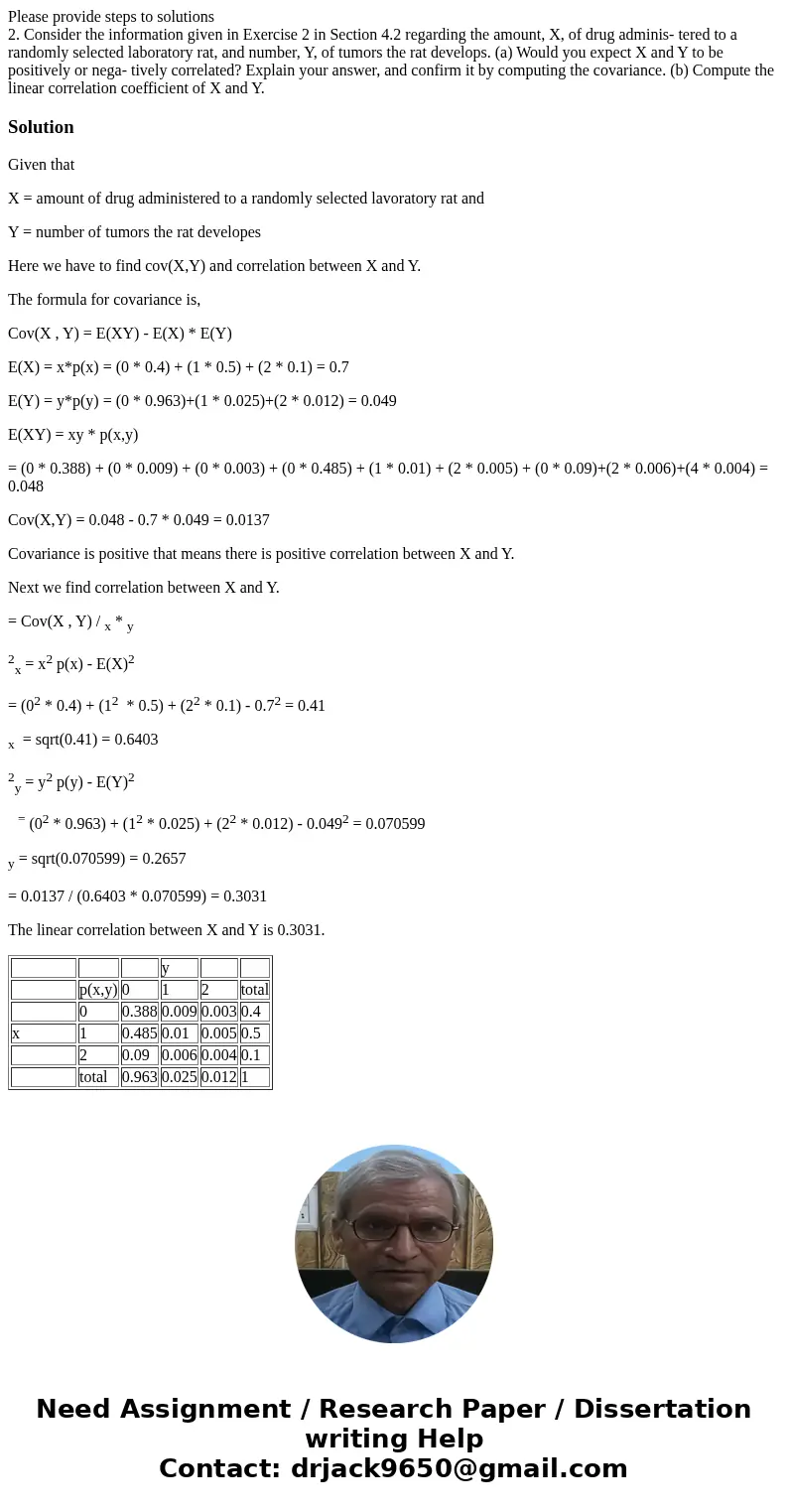 Please provide steps to solutions 2. Consider the information given in Exercise 2 in Section 4.2 regarding the amount, X, of drug adminis- tered to a randomly s Please provide steps to solutions 2. Consider the information given in Exercise 2 in Section 4.2 regarding the amount, X, of drug adminis- tered to a randomly s
