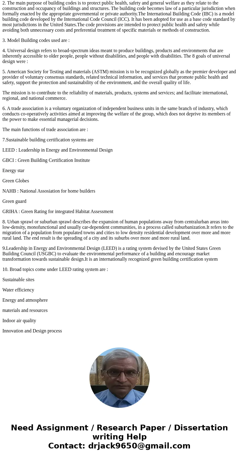 Review Questions 1. Describe the purpose of local zoning ordinances? 2. What is the main intent of a building code? 3. What model building codes are currently   Review Questions 1. Describe the purpose of local zoning ordinances? 2. What is the main intent of a building code? 3. What model building codes are currently