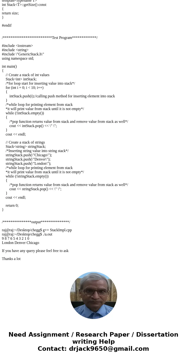 Run the following code that implements stacks and report on your results. Then, fully document the code itself using comments. from top to bottom everything doc Run the following code that implements stacks and report on your results. Then, fully document the code itself using comments. from top to bottom everything doc