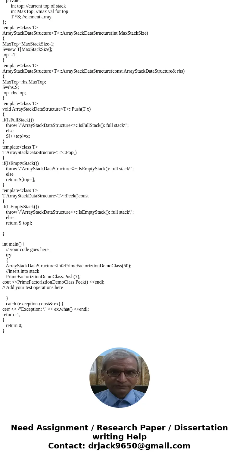 Stacks Programs Sorry about the photos. It wouldnt let me rotate them for some reason Here are the directions for each programSolution/*****ArrayStackAdt******* Stacks Programs Sorry about the photos. It wouldnt let me rotate them for some reason Here are the directions for each programSolution/*****ArrayStackAdt*******