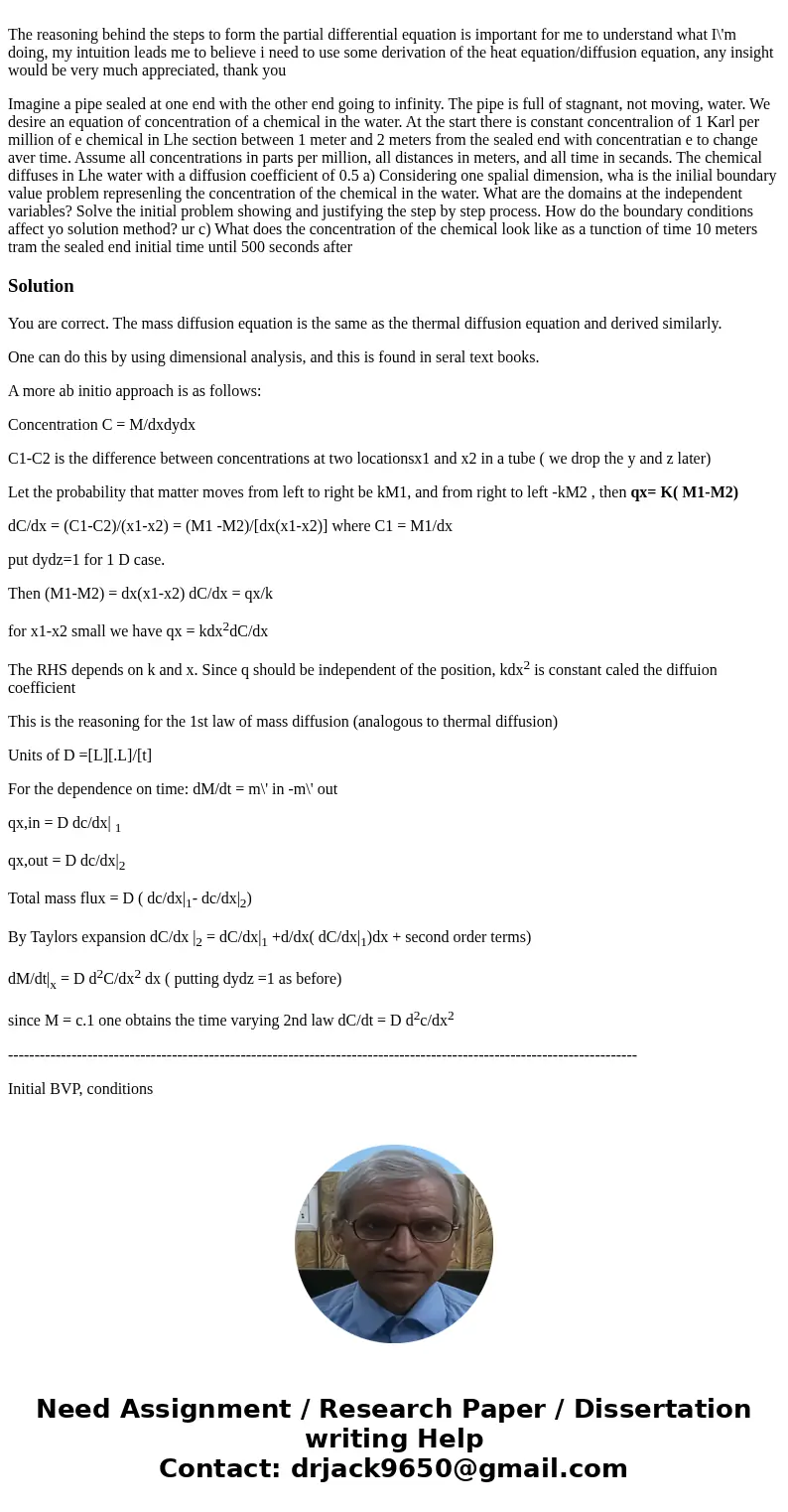 The reasoning behind the steps to form the partial differential equation is important for me to understand what I\'m doing, my intuition leads me to believe i   The reasoning behind the steps to form the partial differential equation is important for me to understand what I\'m doing, my intuition leads me to believe i