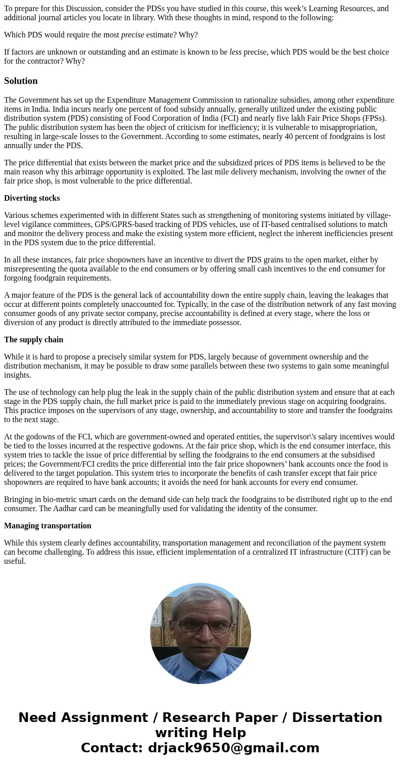 To prepare for this Discussion, consider the PDSs you have studied in this course, this week’s Learning Resources, and additional journal articles you locate in To prepare for this Discussion, consider the PDSs you have studied in this course, this week’s Learning Resources, and additional journal articles you locate in