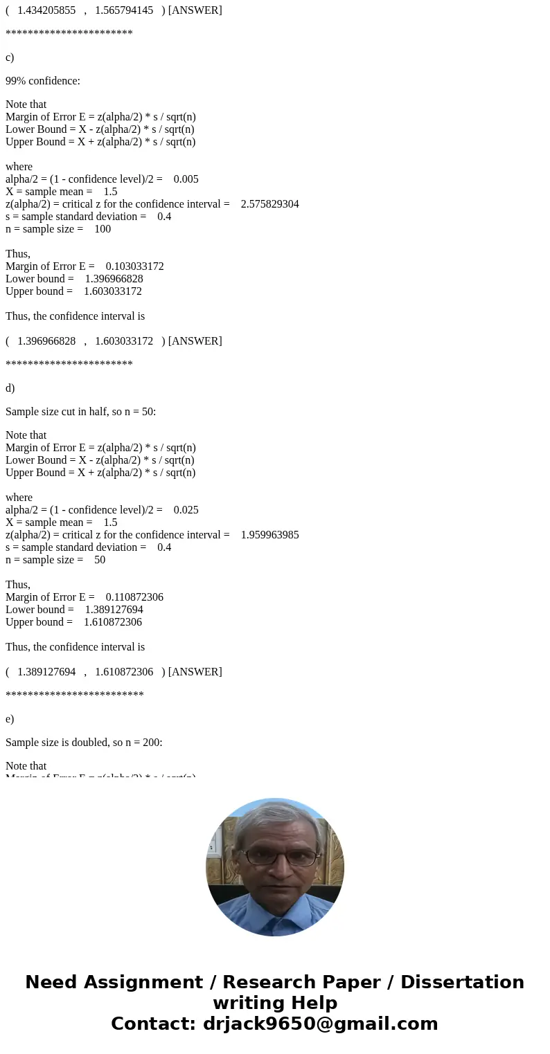using 100 jellie beans construct a hypothetical 95% confidence interval for a hypothethical case. Use your own unique choice of mean, standard deviation, and sa using 100 jellie beans construct a hypothetical 95% confidence interval for a hypothethical case. Use your own unique choice of mean, standard deviation, and sa