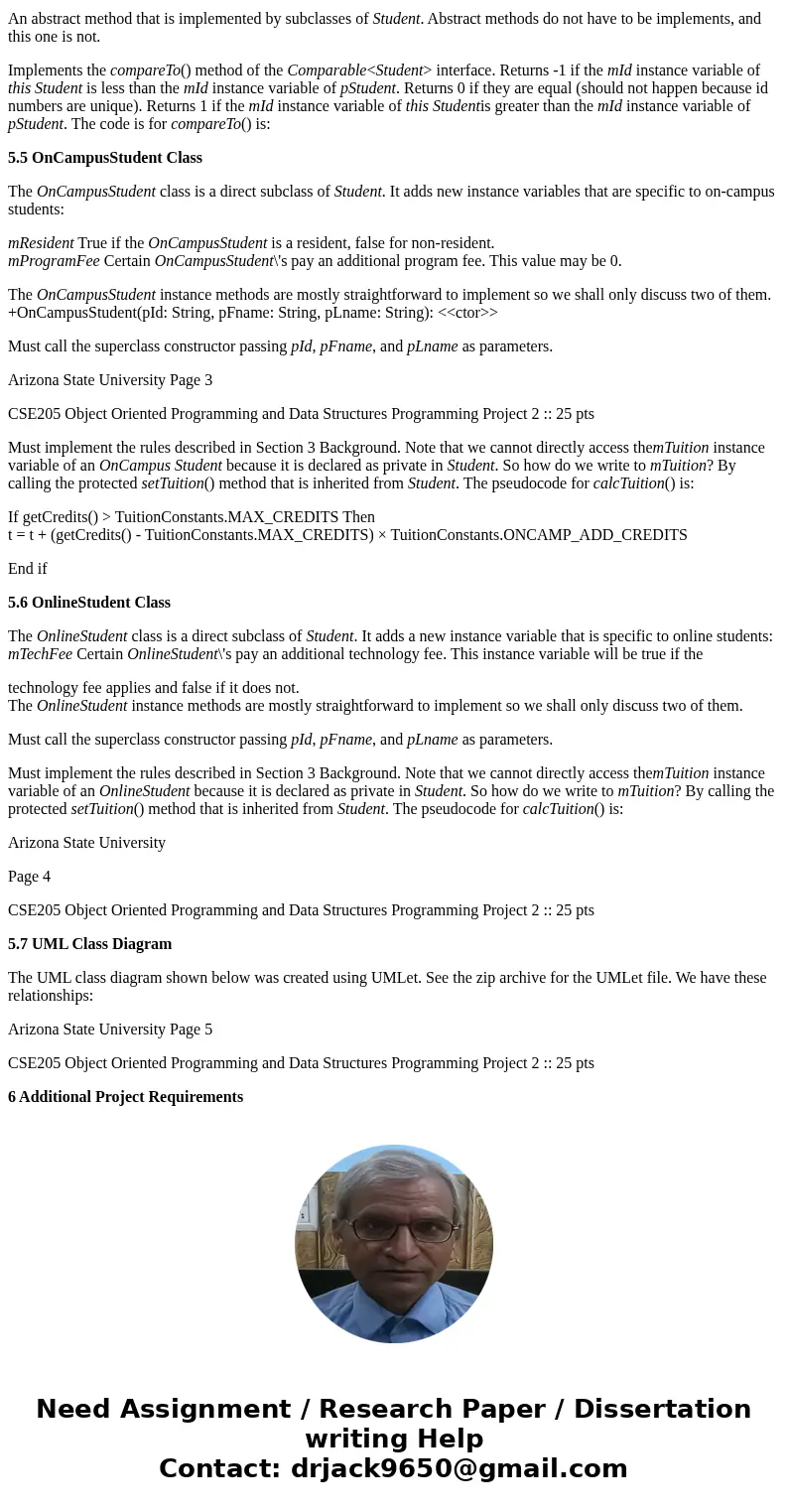3 Background At Springfield State U there are two classes of students: on-campus students and online students. On-campus students are categorized as residents (