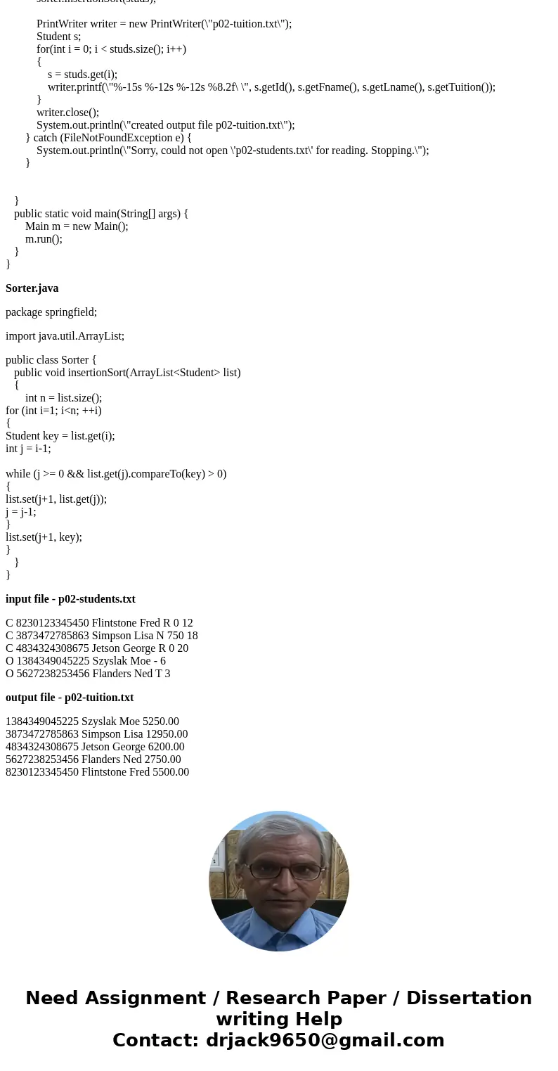 3 Background At Springfield State U there are two classes of students: on-campus students and online students. On-campus students are categorized as residents (