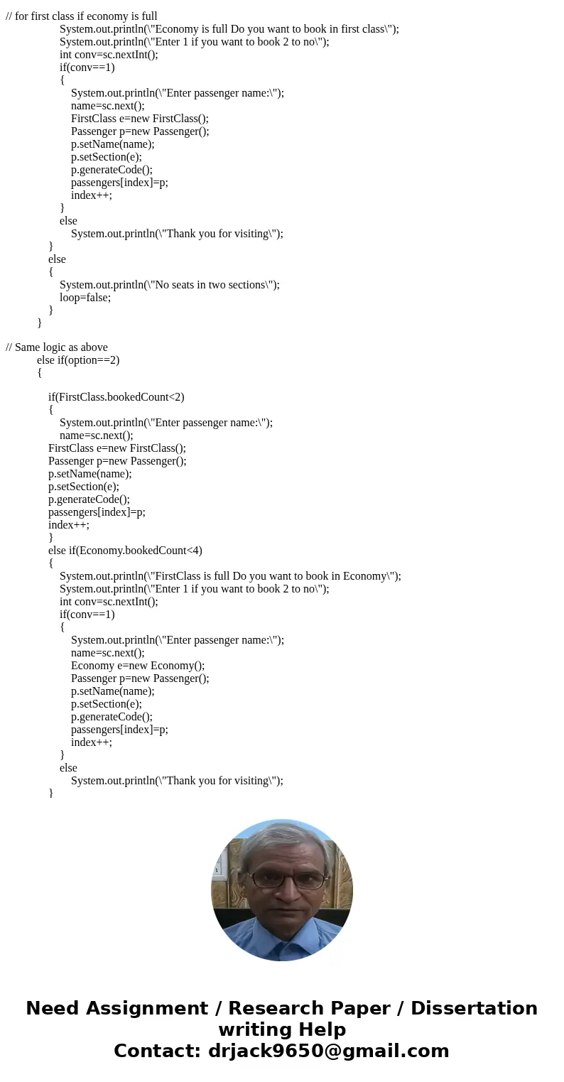 A new airline is starting service with a single flight. You will need to design and build an application which will make reservations for its customers on that  A new airline is starting service with a single flight. You will need to design and build an application which will make reservations for its customers on that