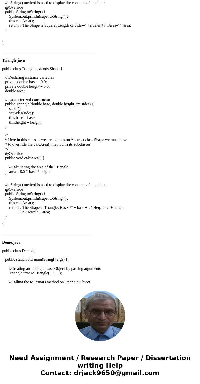 Can you give an example of when we would use an abstract class with a class name, attributes and behaviors? An abstract class defines a common set of public met Can you give an example of when we would use an abstract class with a class name, attributes and behaviors? An abstract class defines a common set of public met