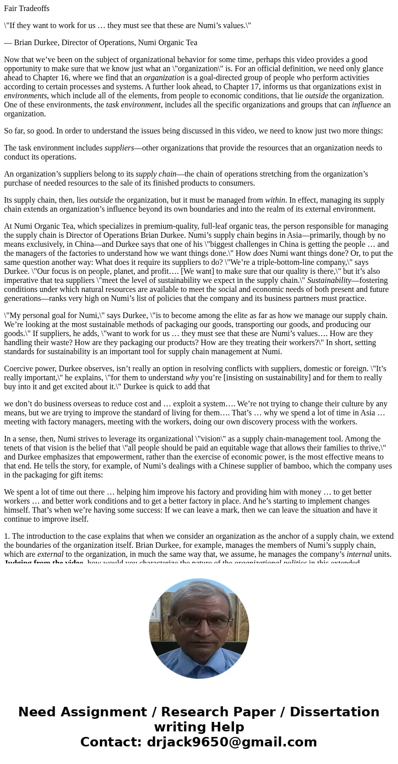 Fair Tradeoffs \ Fair Tradeoffs \