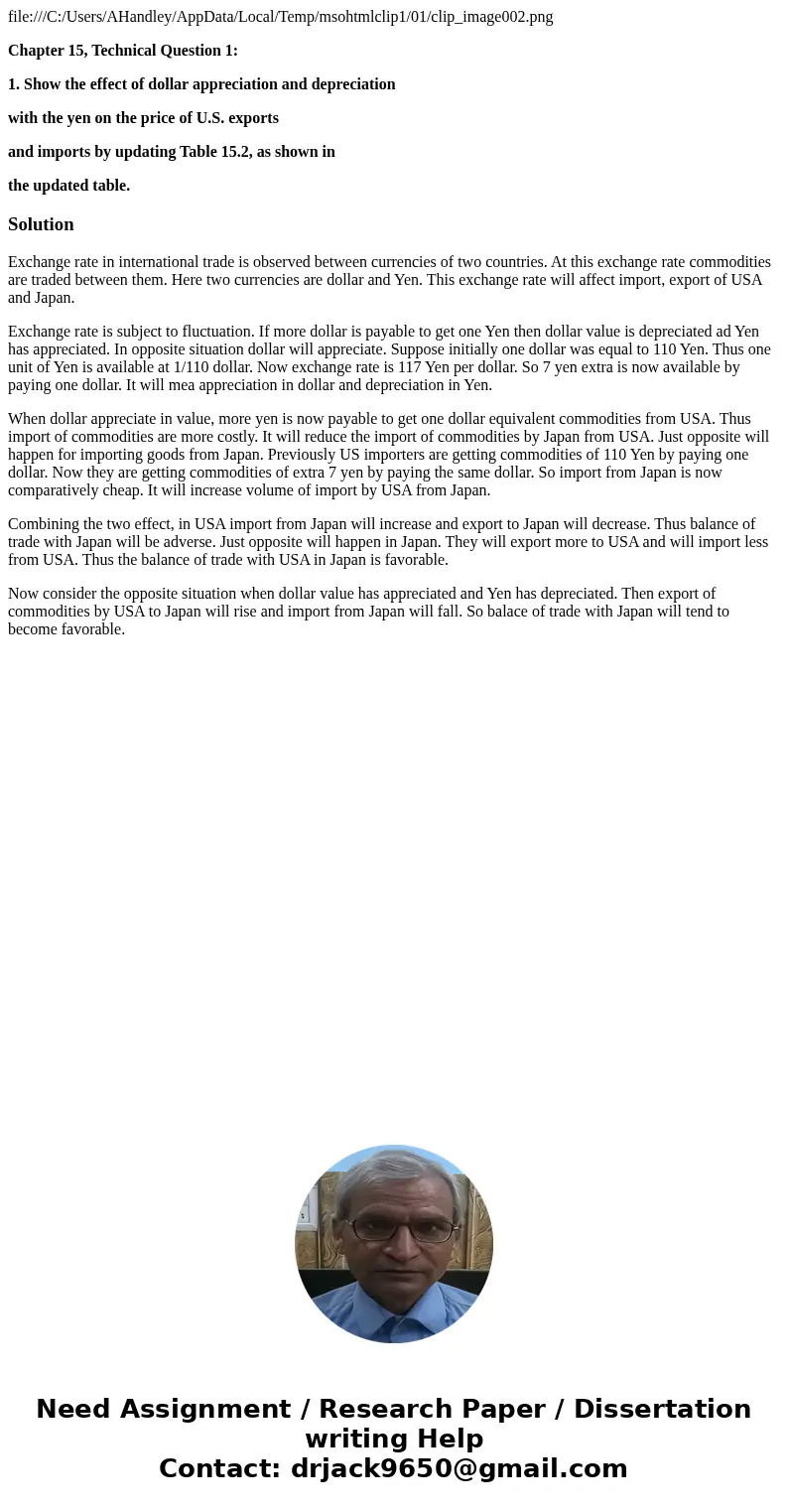 file:///C:/Users/AHandley/AppData/Local/Temp/msohtmlclip1/01/clip_image002.png Chapter 15, Technical Question 1: 1. Show the effect of dollar appreciation and   file:///C:/Users/AHandley/AppData/Local/Temp/msohtmlclip1/01/clip_image002.png Chapter 15, Technical Question 1: 1. Show the effect of dollar appreciation and