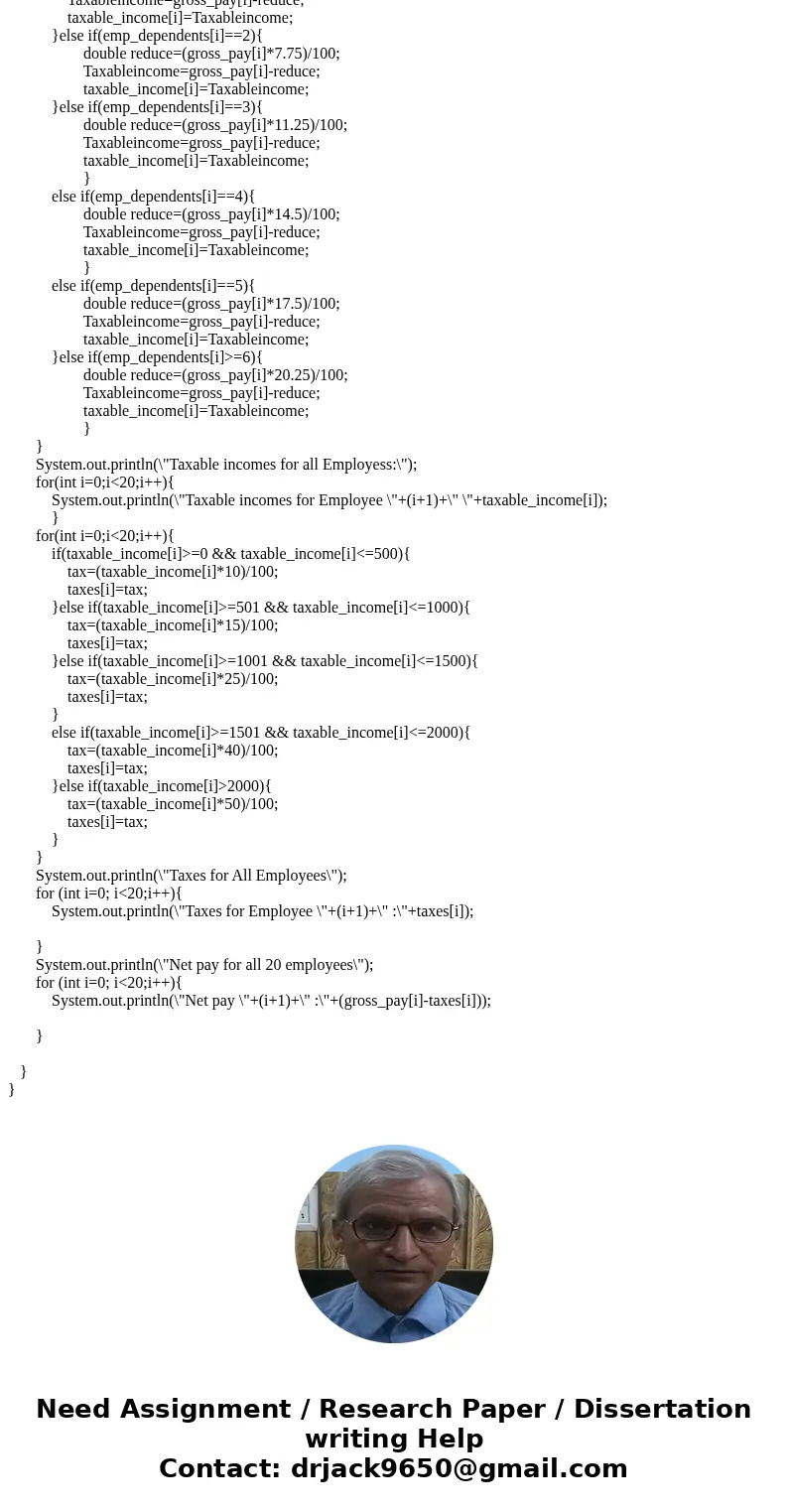 Following are three arrays, each containing 20 data. Array emp_hours contain the number of hours worked by 20 employees. Array emy_hourly_pay contain the hourly Following are three arrays, each containing 20 data. Array emp_hours contain the number of hours worked by 20 employees. Array emy_hourly_pay contain the hourly