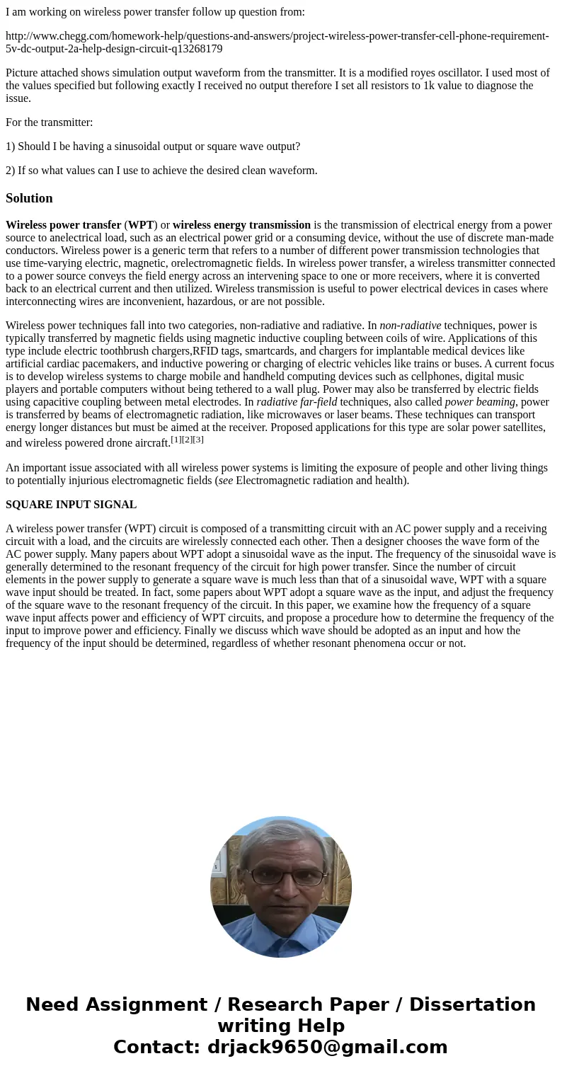 I am working on wireless power transfer follow up question from: http://www.chegg.com/homework-help/questions-and-answers/project-wireless-power-transfer-cell-p I am working on wireless power transfer follow up question from: http://www.chegg.com/homework-help/questions-and-answers/project-wireless-power-transfer-cell-p