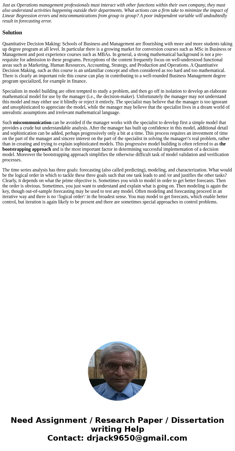 Just as Operations management professionals must interact with other functions within their own company, they must also understand activities happening outside  Just as Operations management professionals must interact with other functions within their own company, they must also understand activities happening outside