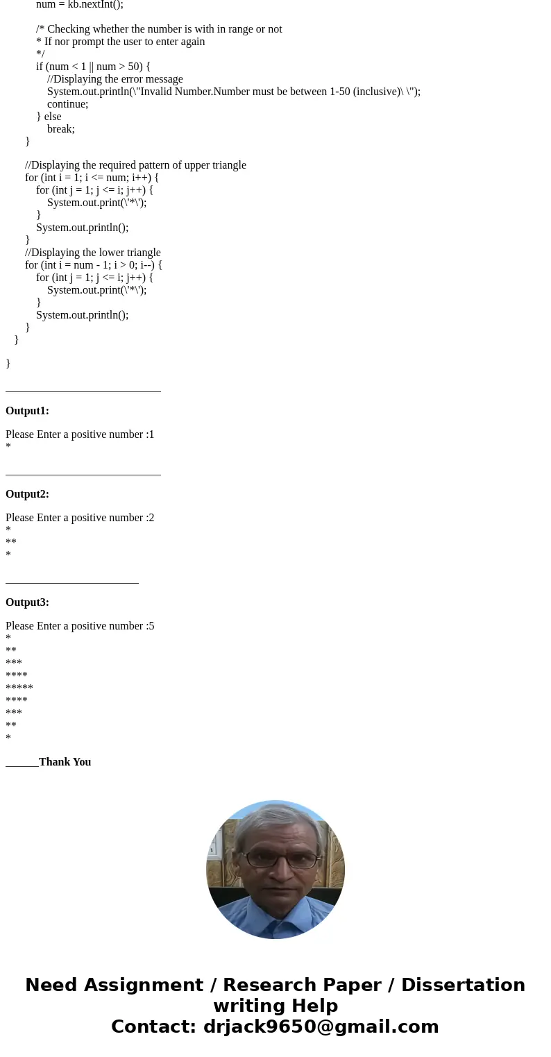 Please enter a positive integer: 11235 8 13 21 F 8-21 3. Write a program to ask the user to enter the size of a triangle (an integer from 1 to 50). Display the  Please enter a positive integer: 11235 8 13 21 F 8-21 3. Write a program to ask the user to enter the size of a triangle (an integer from 1 to 50). Display the