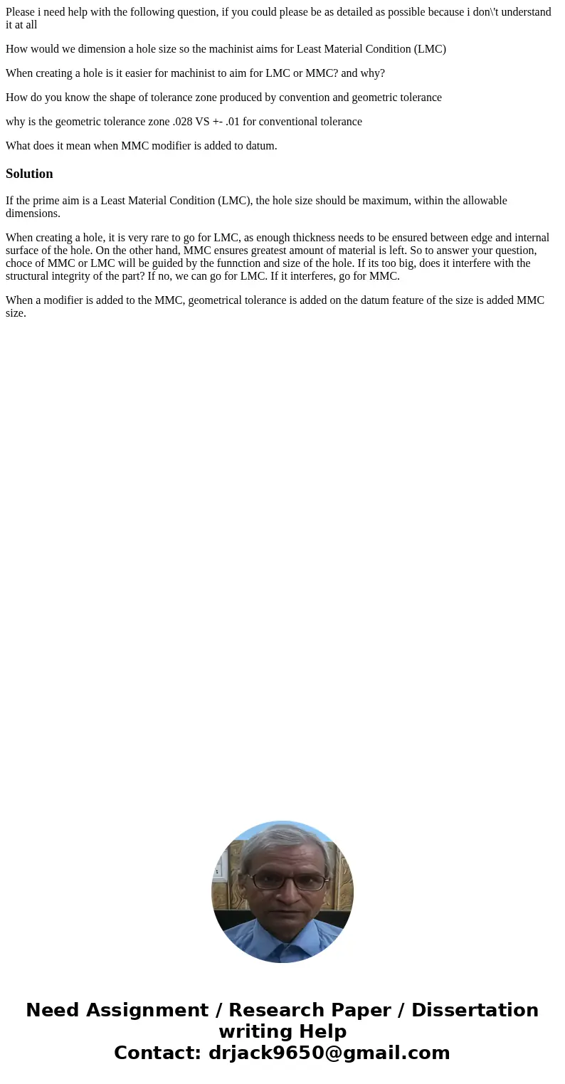 Please i need help with the following question, if you could please be as detailed as possible because i don\'t understand it at all How would we dimension a ho Please i need help with the following question, if you could please be as detailed as possible because i don\'t understand it at all How would we dimension a ho