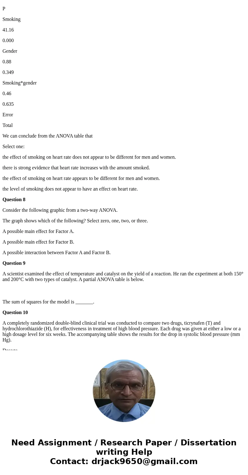Question 3 A study compares three levels of Factor A and four levels of Factor B, with three observations in each group. An F statistic of 5.113 is reported for Question 3 A study compares three levels of Factor A and four levels of Factor B, with three observations in each group. An F statistic of 5.113 is reported for