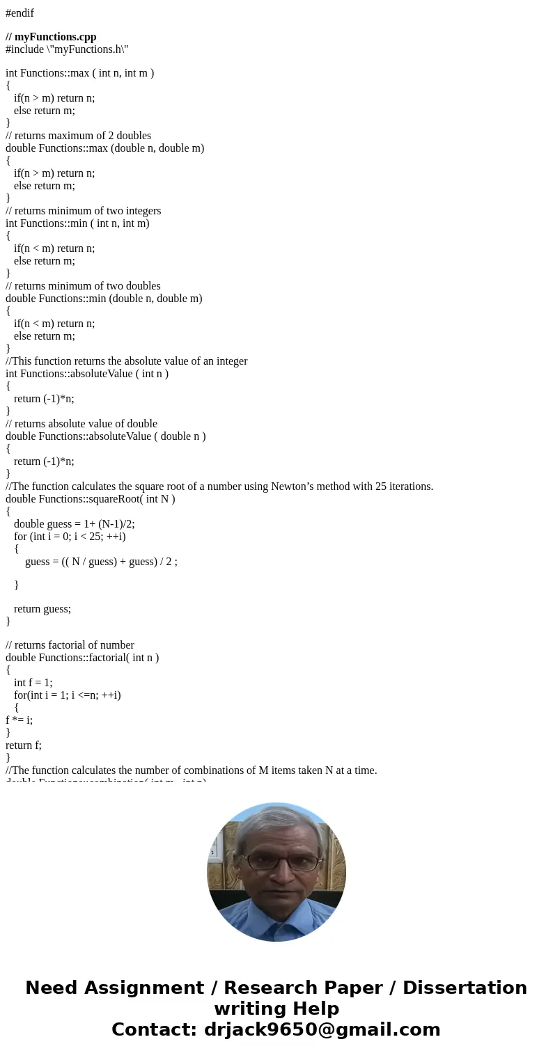 The ability to write functions is one of the more powerful capabilities in C++. Functions allow code to be reused, and provides a mechanism for introducing the  The ability to write functions is one of the more powerful capabilities in C++. Functions allow code to be reused, and provides a mechanism for introducing the