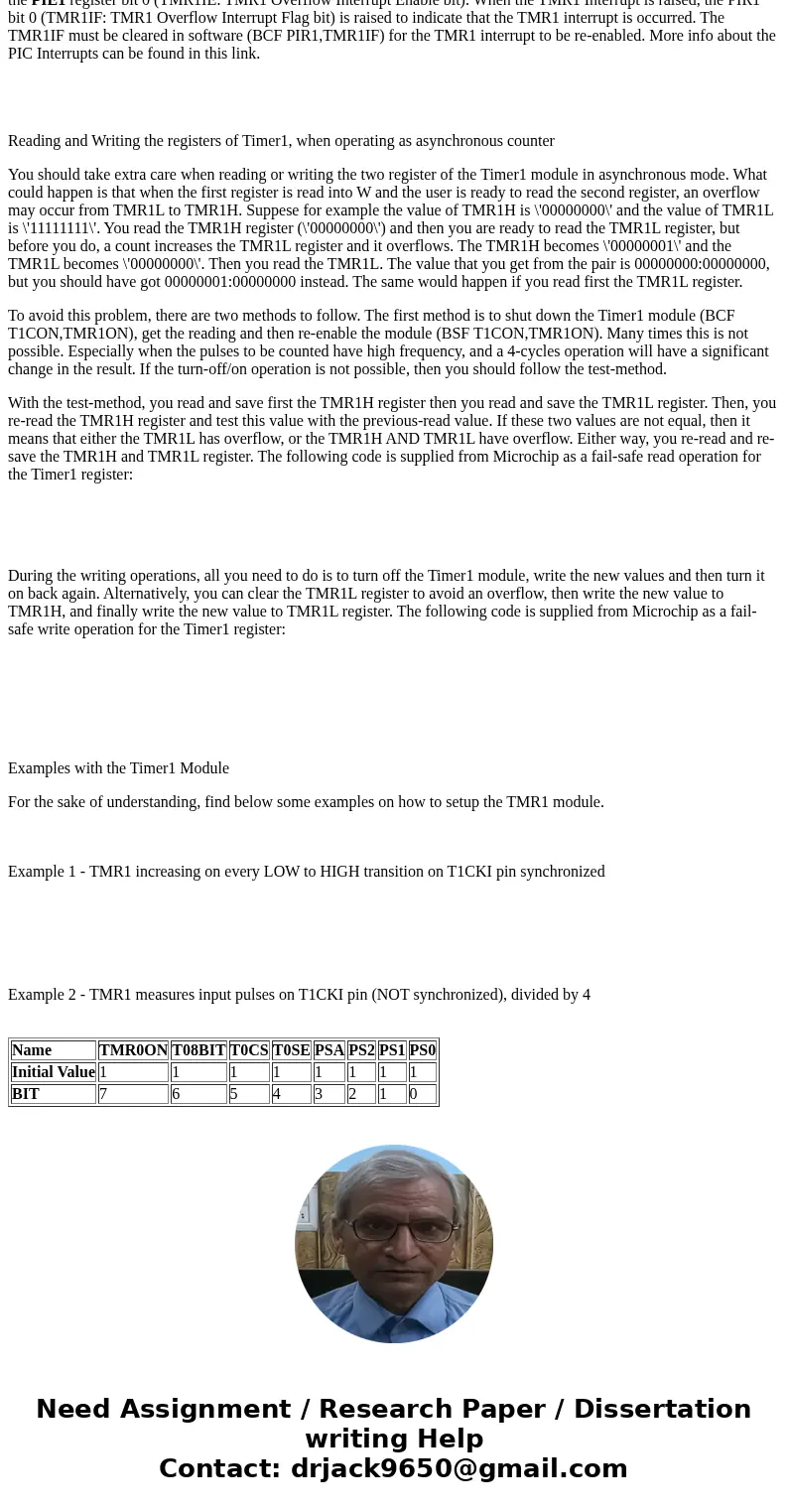  What are the features of 8-bit and 16-bit timers in PIC18F MCUs?SolutionThe program begins by Setting up TIMER0. The TIMER0 can be configured using a single re