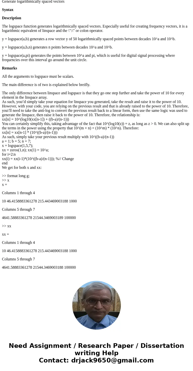What do the landscape and log space functions do? Be sure to tell how they differ. Which MATLAB toolbox would you use to simulate complex physical systems whil  What do the landscape and log space functions do? Be sure to tell how they differ. Which MATLAB toolbox would you use to simulate complex physical systems whil
