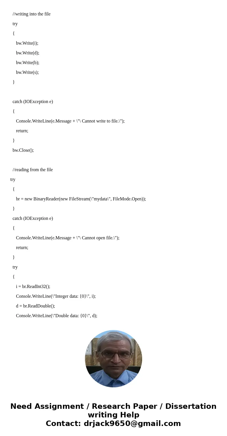 Write a program to read a binary file, and write a binary file. Write out the characters read, replacing any unprintable characters with a question mark. Rememb Write a program to read a binary file, and write a binary file. Write out the characters read, replacing any unprintable characters with a question mark. Rememb