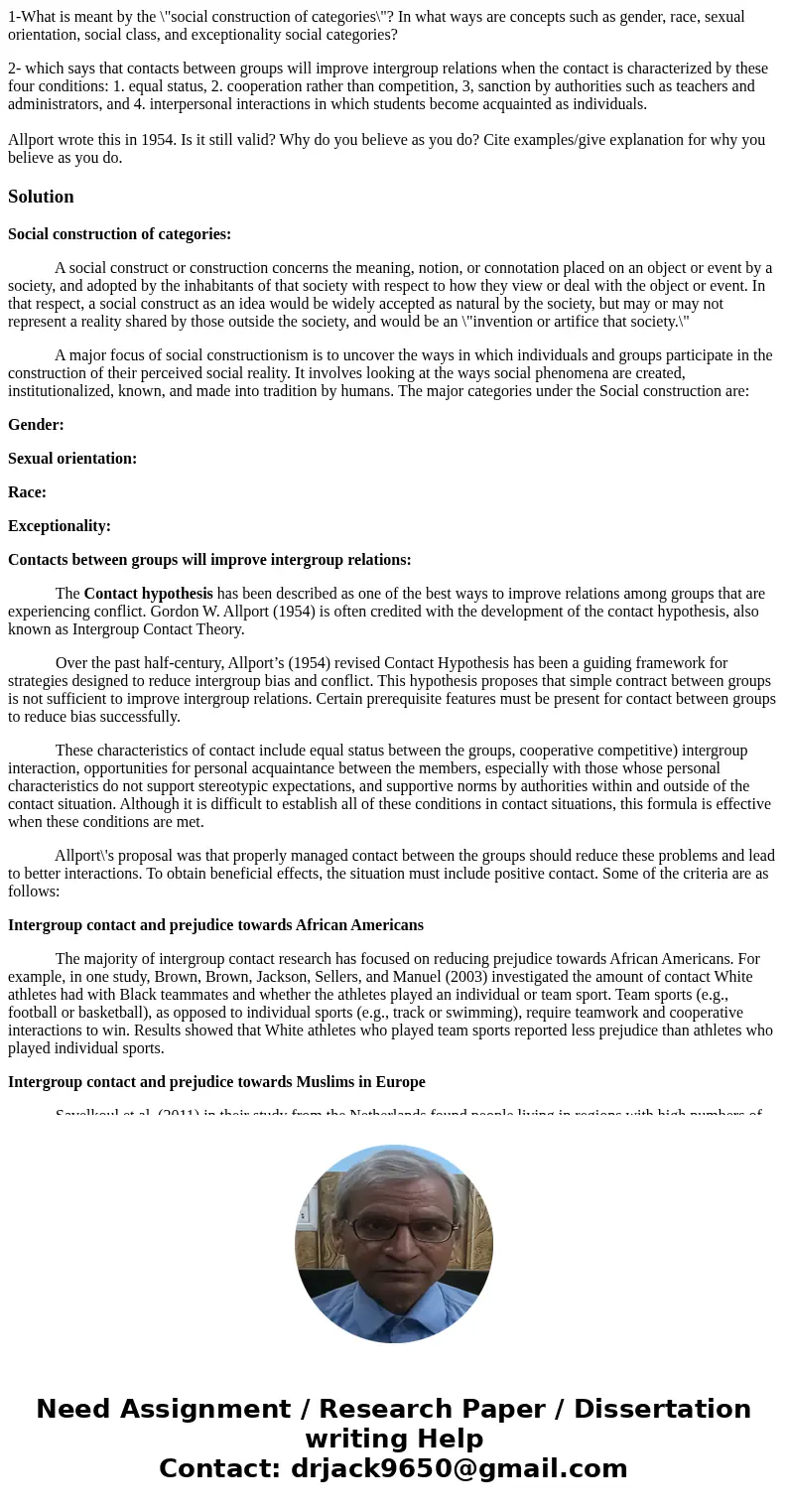 1-What is meant by the \