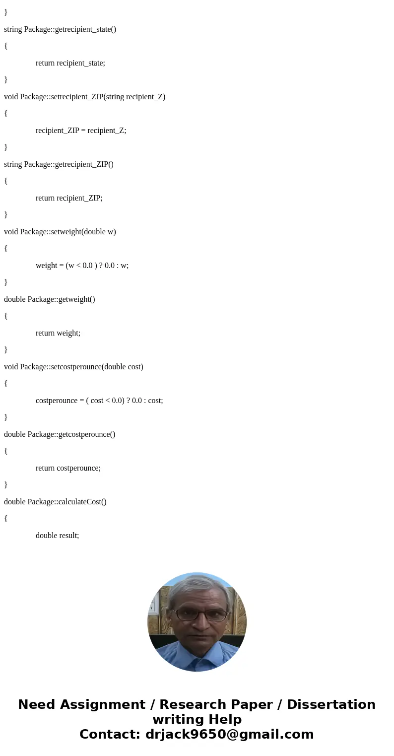 C++ Inheritance Hierarchy! Package-delivery services, such as FedEx\