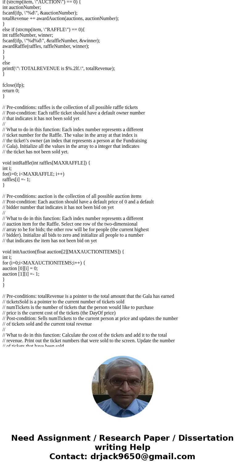 Can someone help me find the errors in my codes and fix them... There are mistakes on the raffle portions. These are my codes so far: NOTE: Only use void functi