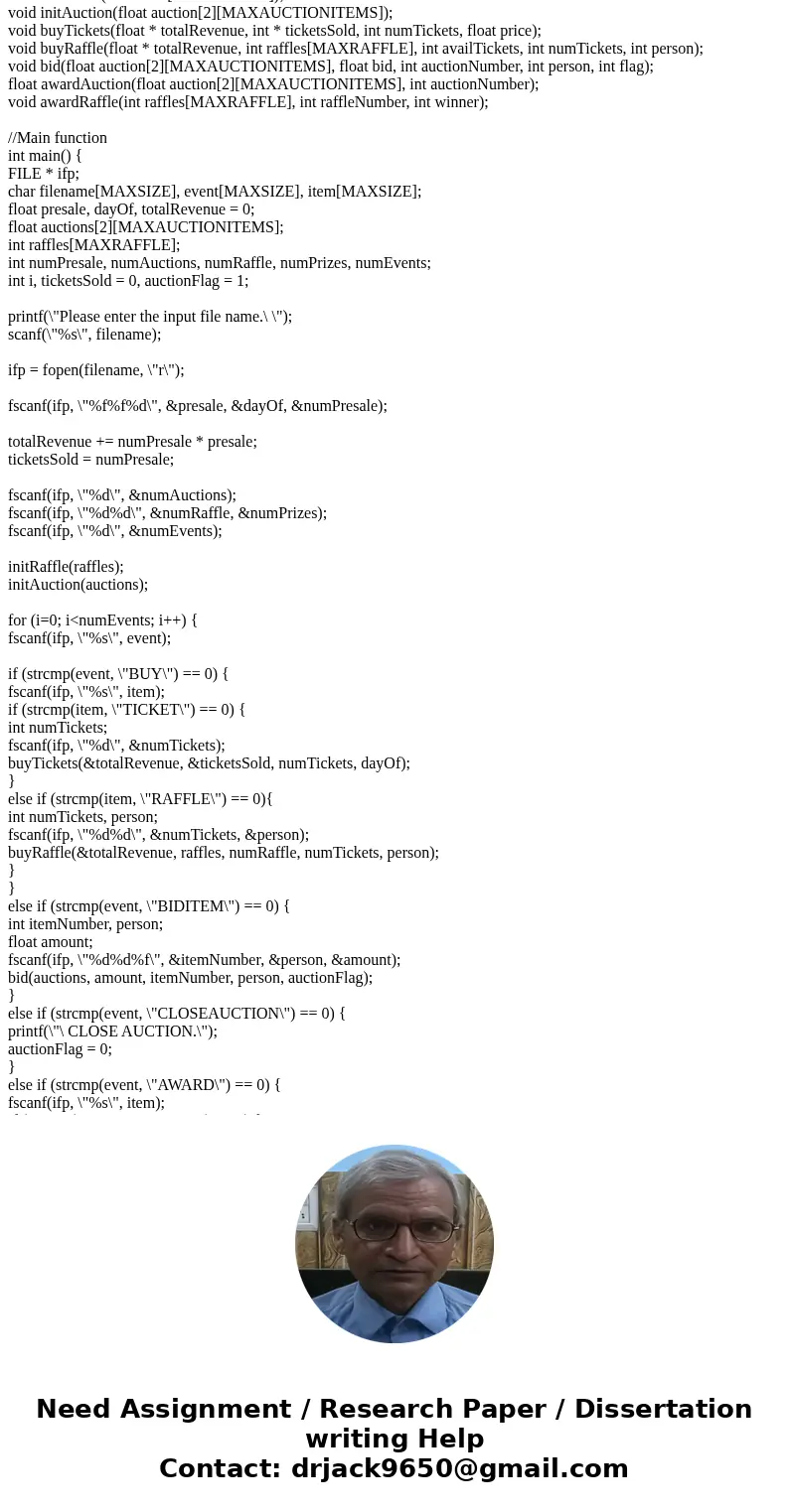 Can someone help me find the errors in my codes and fix them... There are mistakes on the raffle portions. These are my codes so far: NOTE: Only use void functi
