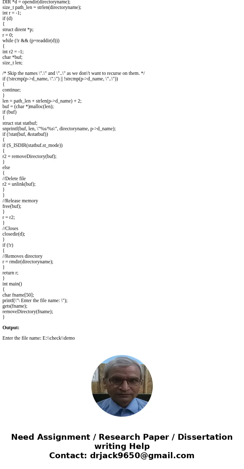  Consider the following operating system dependent system-calls: int unlink(char *filename); int rmdir(char *directoryname); The unlink system-call may be used 