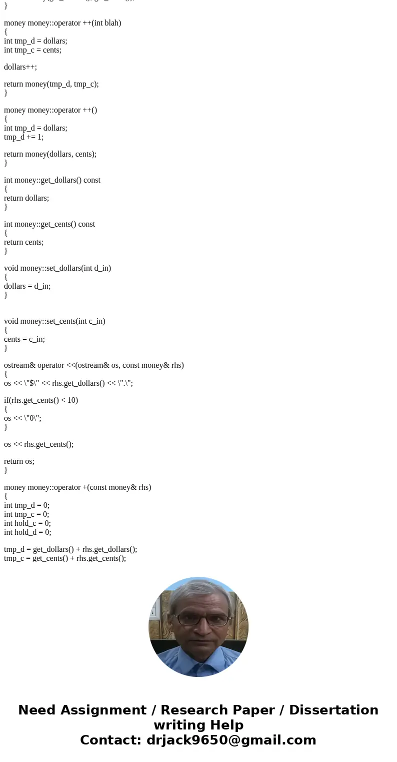 Fill in the multiplication, and division , modulus, <=, >=, -, * With division being a friend function Below is your main function #include <iostream&g