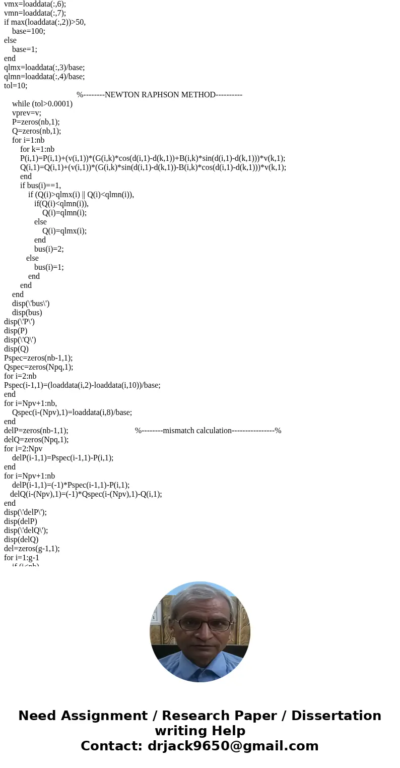  For the given system data, construct Y_bus matrix. Solve for unknown variables using the Gauss-Seidel or Newton-Raphson Power flow method. Solve until the tole