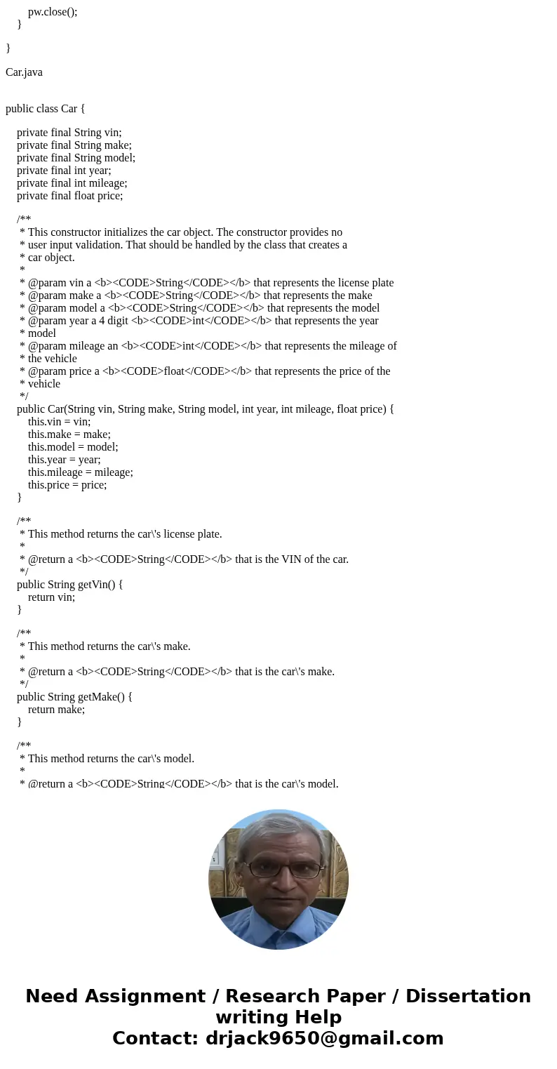 Goal: The goal of this assignment is to help students understand the use of JUnit to test Java code. Description: In this assignment you will create a set of un