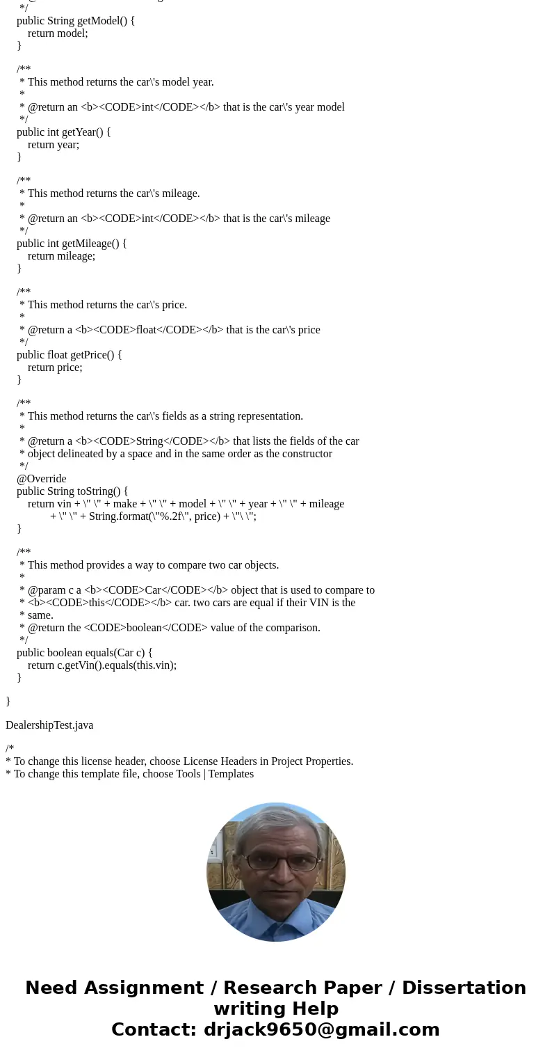 Goal: The goal of this assignment is to help students understand the use of JUnit to test Java code. Description: In this assignment you will create a set of un