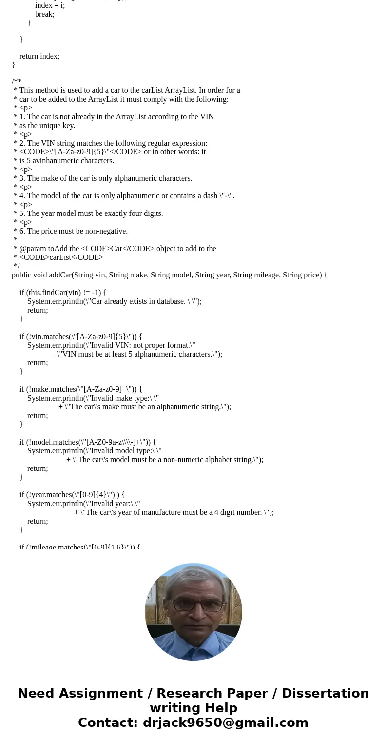 Goal: The goal of this assignment is to help students understand the use of JUnit to test Java code. Description: In this assignment you will create a set of un