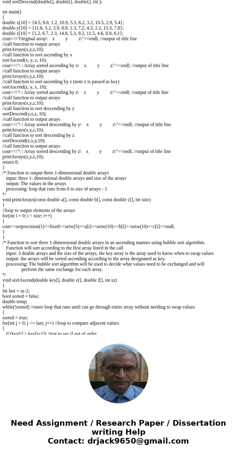  Goals: Developing problem-solving skills, sorting parallel 1-dimensional arrays Problem: Copy the template for Lab 8 given and review it. Note how the same fun
