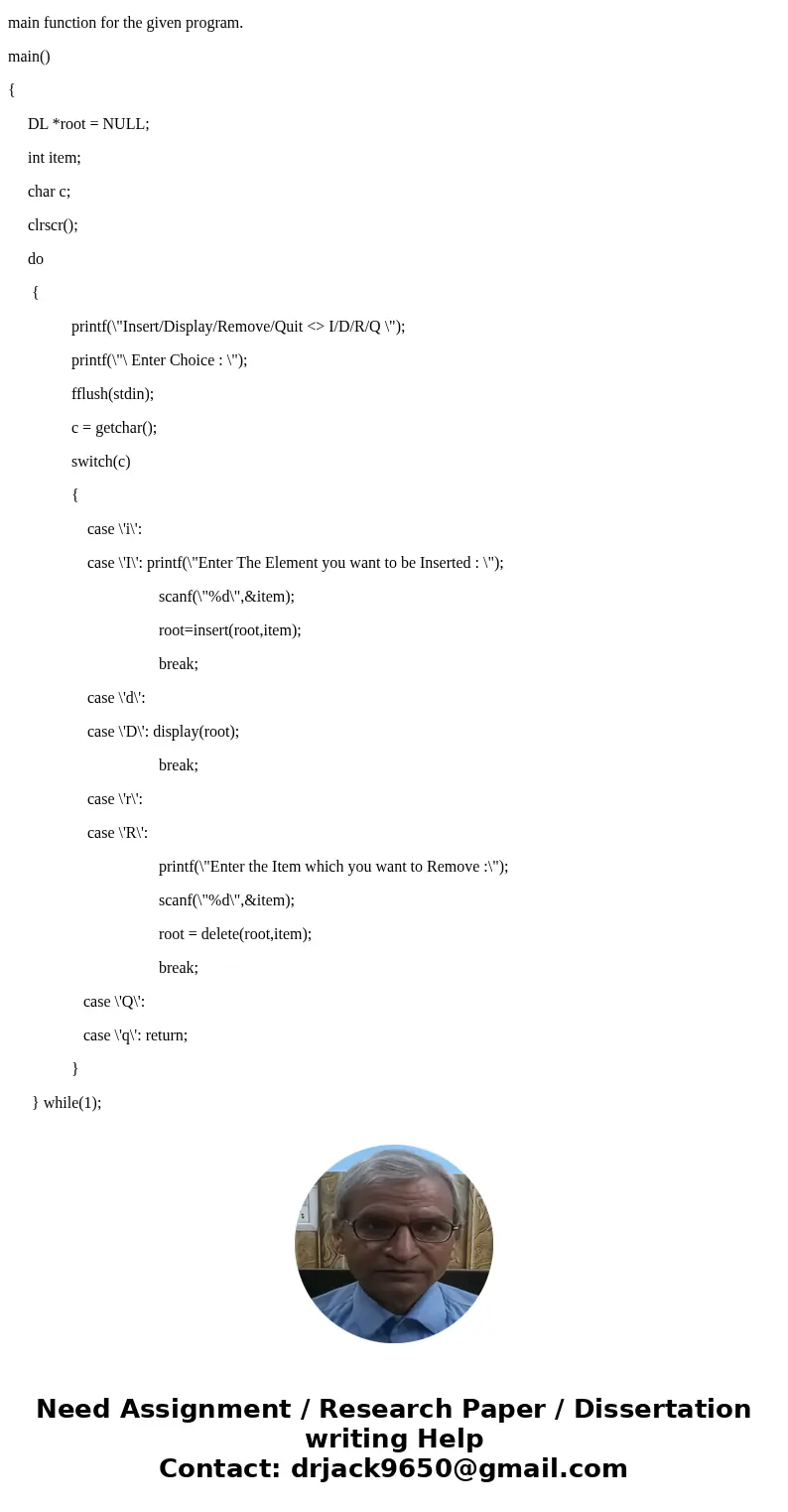 ^^^ Q3. I am trying to implement double linked list but I was failed to write the code so anyone gives the main Code in the main function THANK YOU FOR ADVANCE 